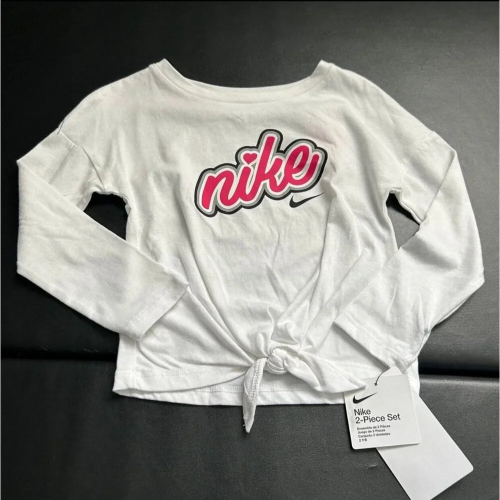 NWT Nike Knotted Tunic & Leggings Set Girls Size 3T